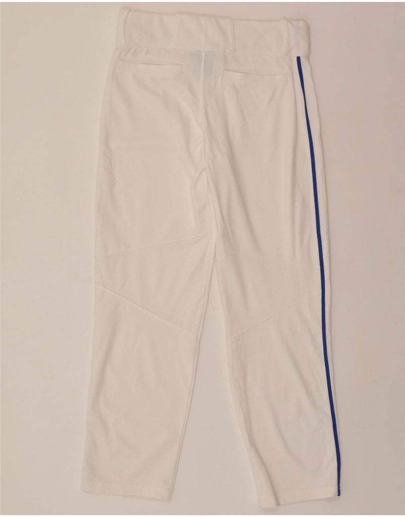 NIKE Boys Straight Casual Trousers 12-13 Years Large W28 L26 White Vintage Nike and Second-Hand Nike from Messina Hembry 