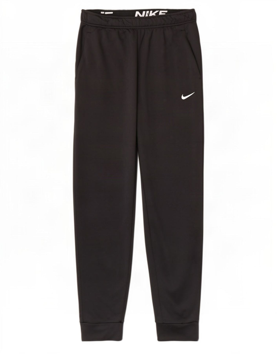 Nike Mens Therma-Fit Tracksuit Trousers Joggers Large Black Polyester