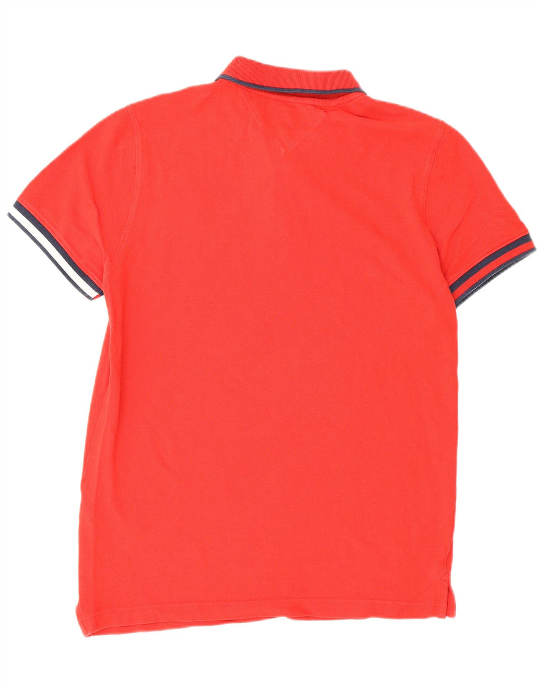 Tommy Hilfiger Mens Polo Shirt Small Red Cotton