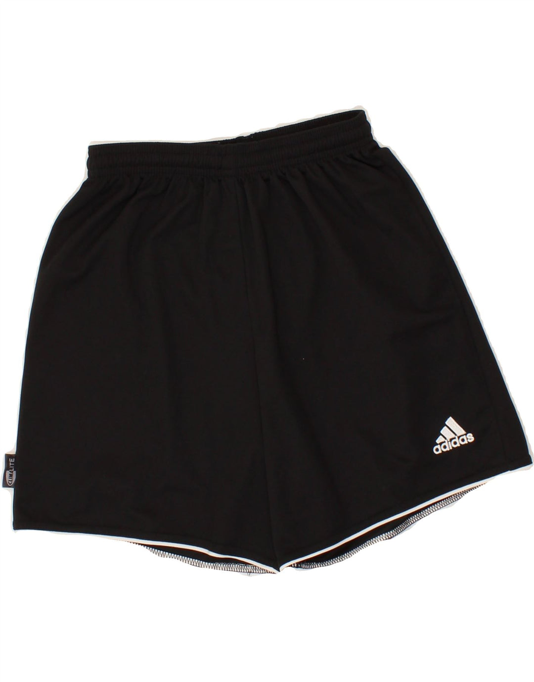 ADIDAS Boys Climalite Sport Shorts 7-8 Years XS Black Polyester Vintage Adidas and Second-Hand Adidas from Messina Hembry 