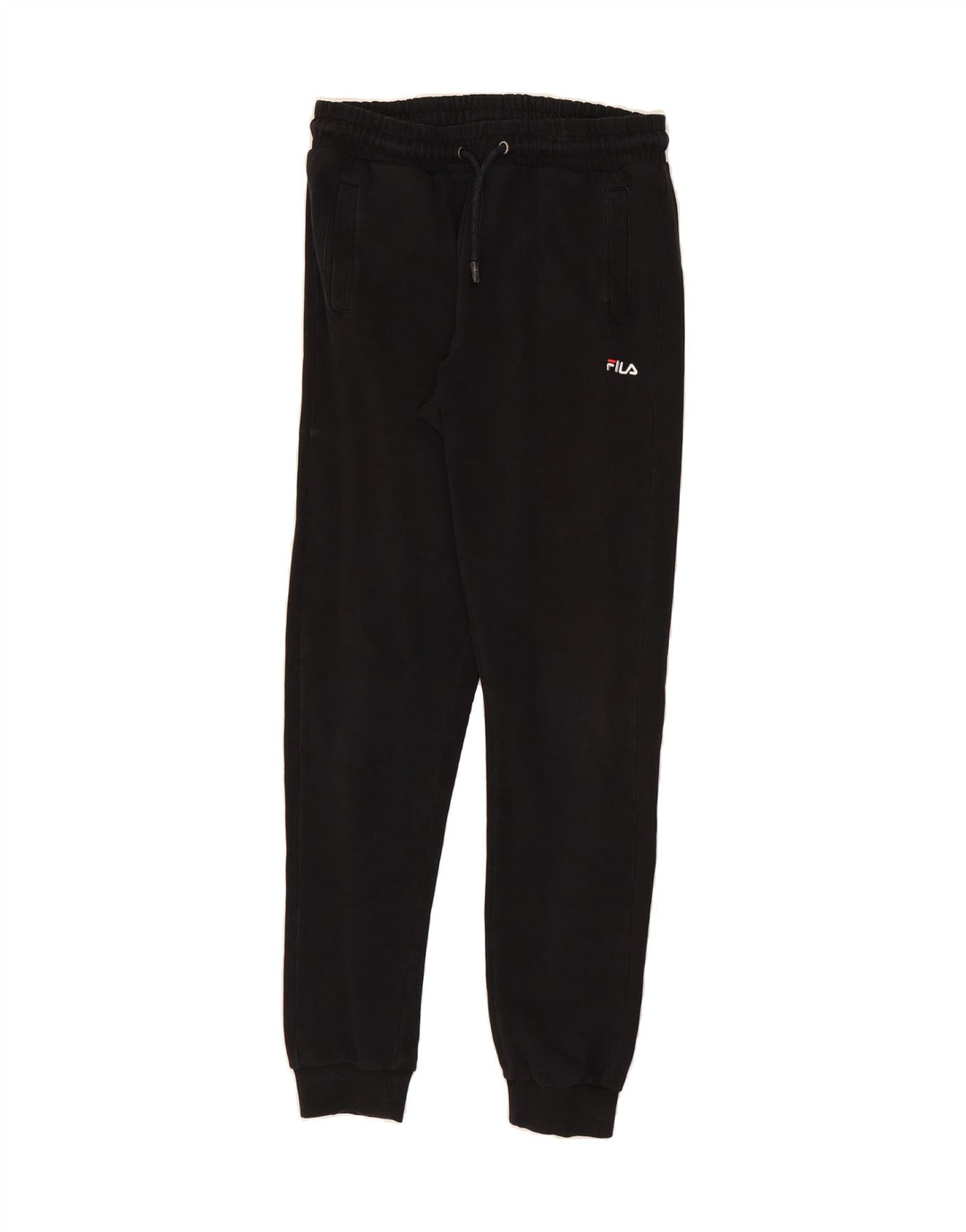 FILA Mens Tracksuit Trousers Joggers Small  Black Cotton Vintage Fila and Second-Hand Fila from Messina Hembry 