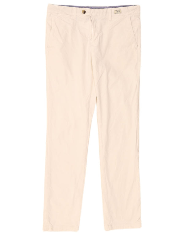 Tommy Hilfiger Mens Slim Chino Trousers W34 L32 White