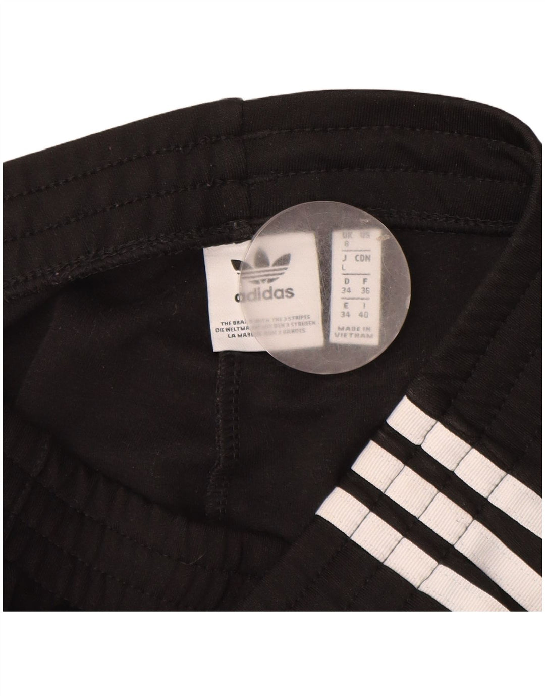 Adidas Womens Tracksuit Trousers UK 8 Small Black