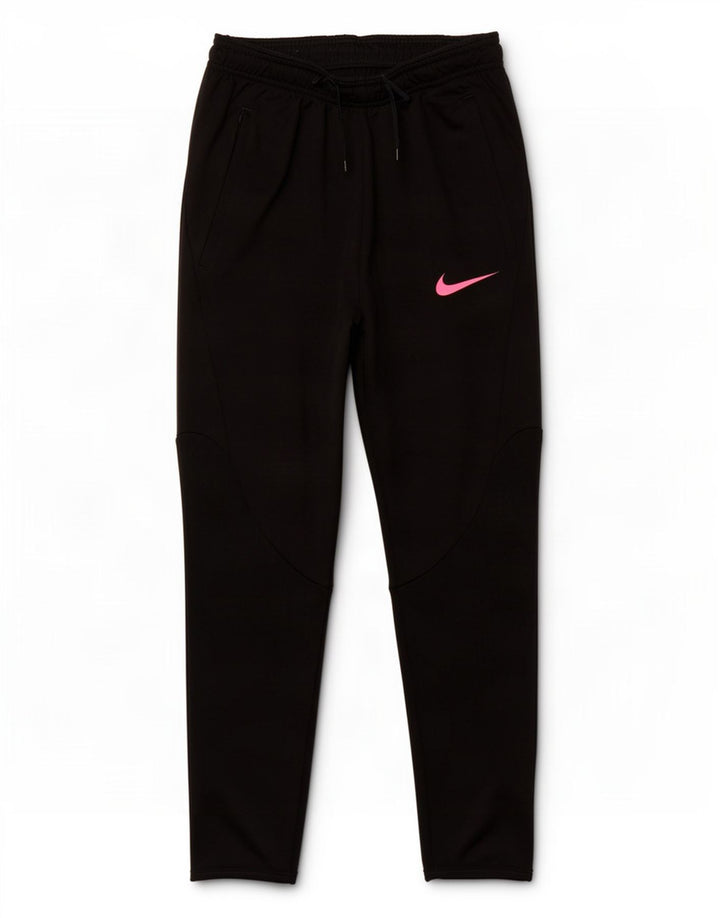 Nike Boys Dri Fit Slim Tracksuit Trousers 12-13 Years Large Black Polyester