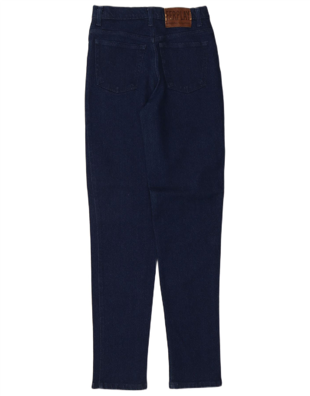 Vintage Womens Tapered Jeans W27 L32 Navy Blue