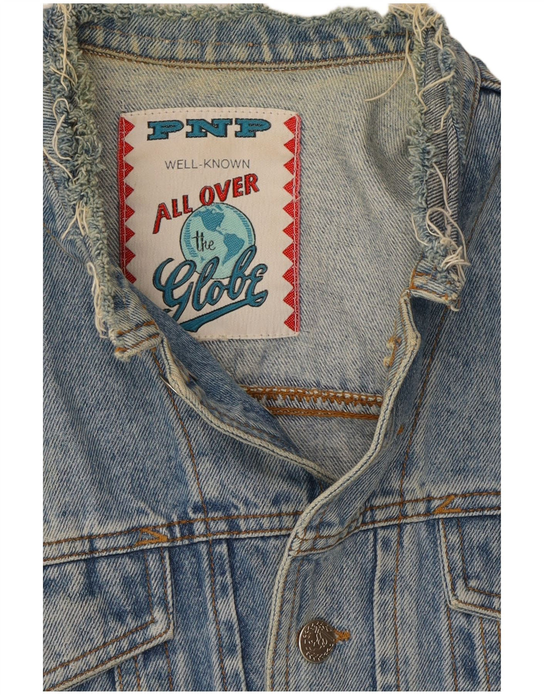 Vintage Mens Denim Jacket UK 36 Small Blue