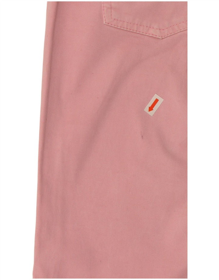 Fay Womens Straight Jeans W31 L27 Pink Cotton