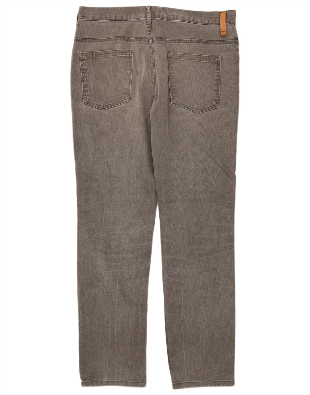 Zara Mens Straight Jeans EU 42 Large W32 L31 Grey Cotton