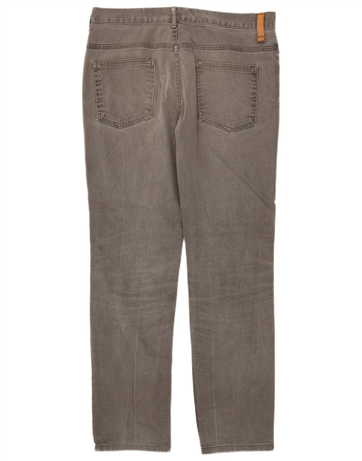 Zara Mens Straight Jeans EU 42 Large W32 L31 Grey Cotton