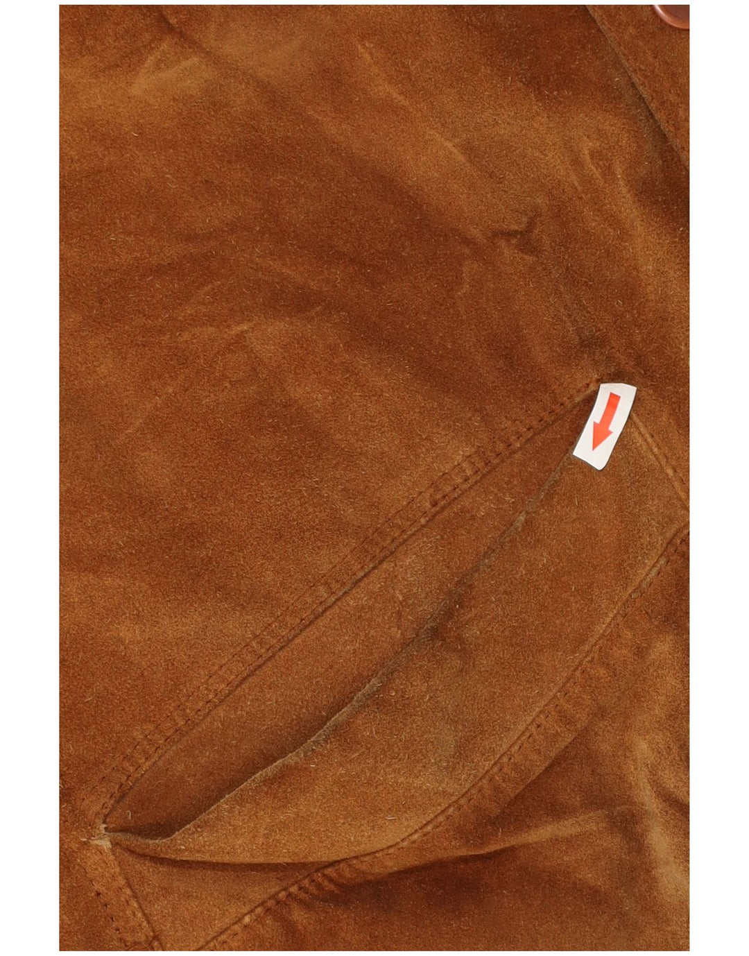 Conbipel Mens Suede Jacket IT 52 Large Brown Leather