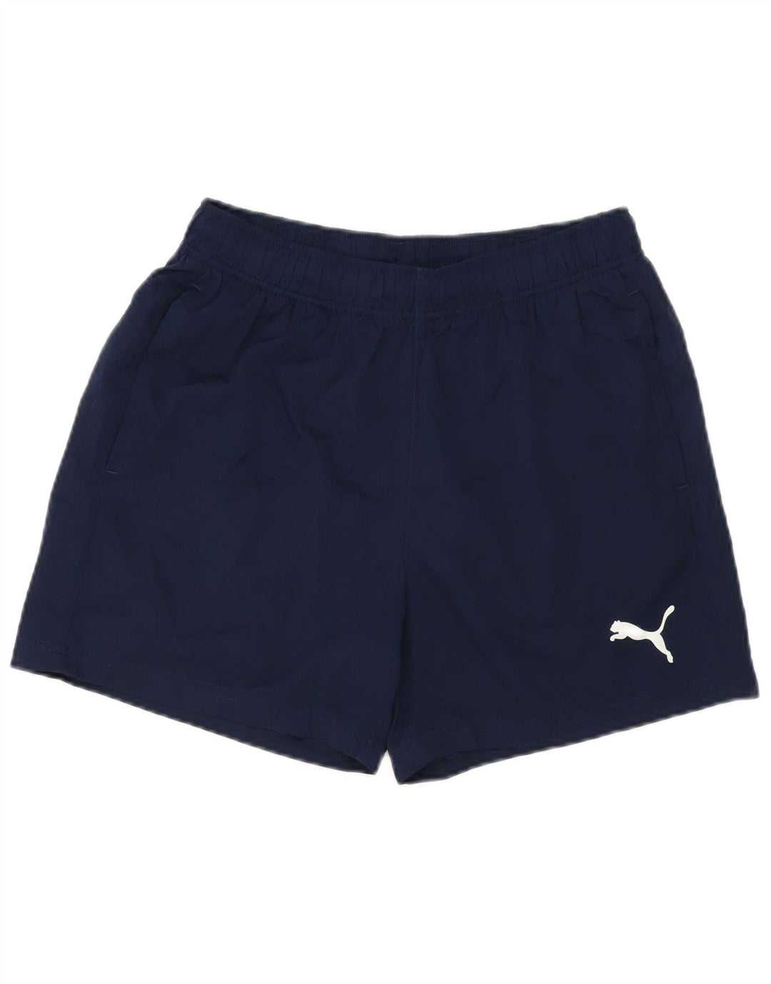 Puma Mens Sport Shorts Medium Navy Blue Polyester