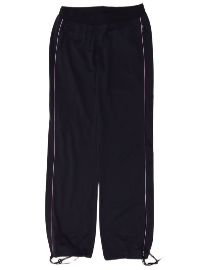 Champion Womens Tracksuit Trousers UK 12 Medium Navy Blue Polyester