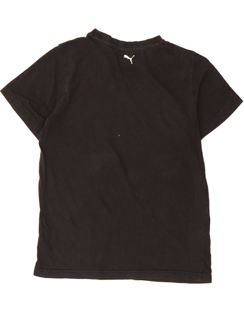 PUMA Boys Graphic T-Shirt Top 13-14 Years  Black Cotton Vintage Puma and Second-Hand Puma from Messina Hembry 