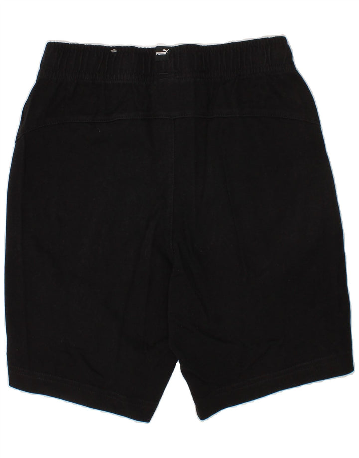 PUMA Boys Graphic Sport Shorts 7-8 Years Black Cotton Vintage Puma and Second-Hand Puma from Messina Hembry 