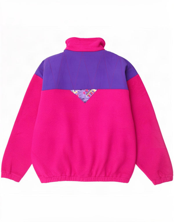 Sportful Mens Fleece Jacket UK 46 3XL Pink Colourblock Polyester