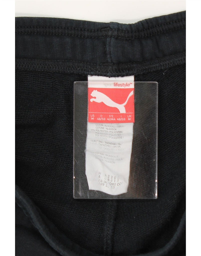 PUMA Mens Tracksuit Trousers Joggers Medium Black Cotton Vintage Puma and Second-Hand Puma from Messina Hembry 