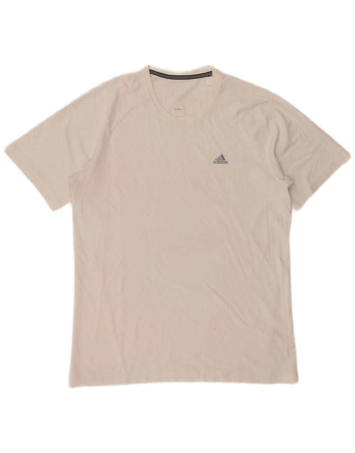 Adidas Mens Clima 365 T-Shirt Top Medium White Cotton