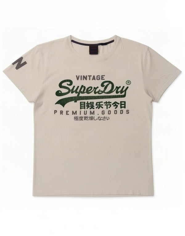 Superdry Mens Graphic T-Shirt Top 2XL White