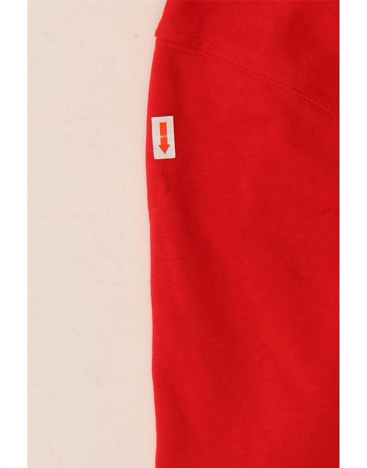 Champion Mens Graphic Hoodie Jumper Large Red