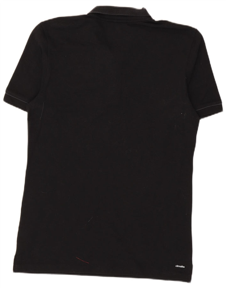 Adidas Mens Climalite Polo Shirt Medium Black Cotton