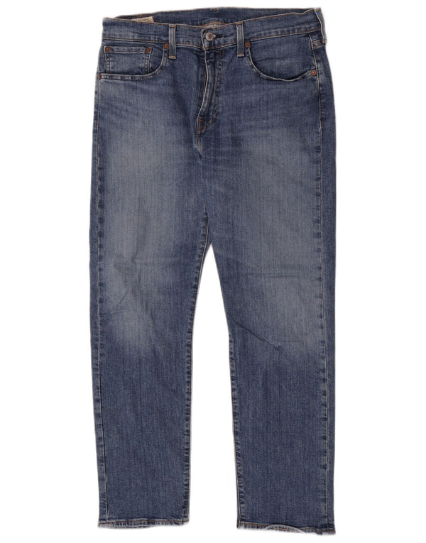 Levi's Mens 502 Tapered Jeans W33 L30 Blue Cotton