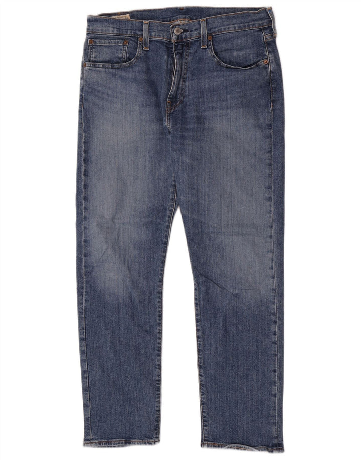 Levi's Mens 502 Tapered Jeans W33 L30 Blue Cotton