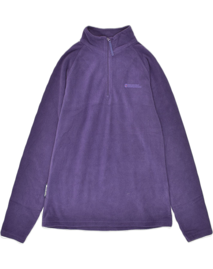 MOUNTAIN WAREHOUSE Womens Zip Neck Fleece Jumper UK 10 Small  Purple | Vintage Mountain Warehouse | Thrift | Second-Hand Mountain Warehouse | Used Clothing | Messina Hembry 