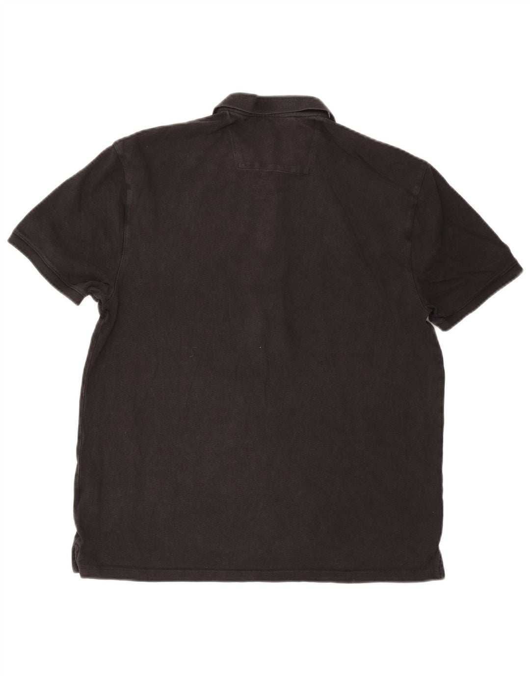 Dkny Mens New York Graphic Polo Shirt Medium Black Cotton