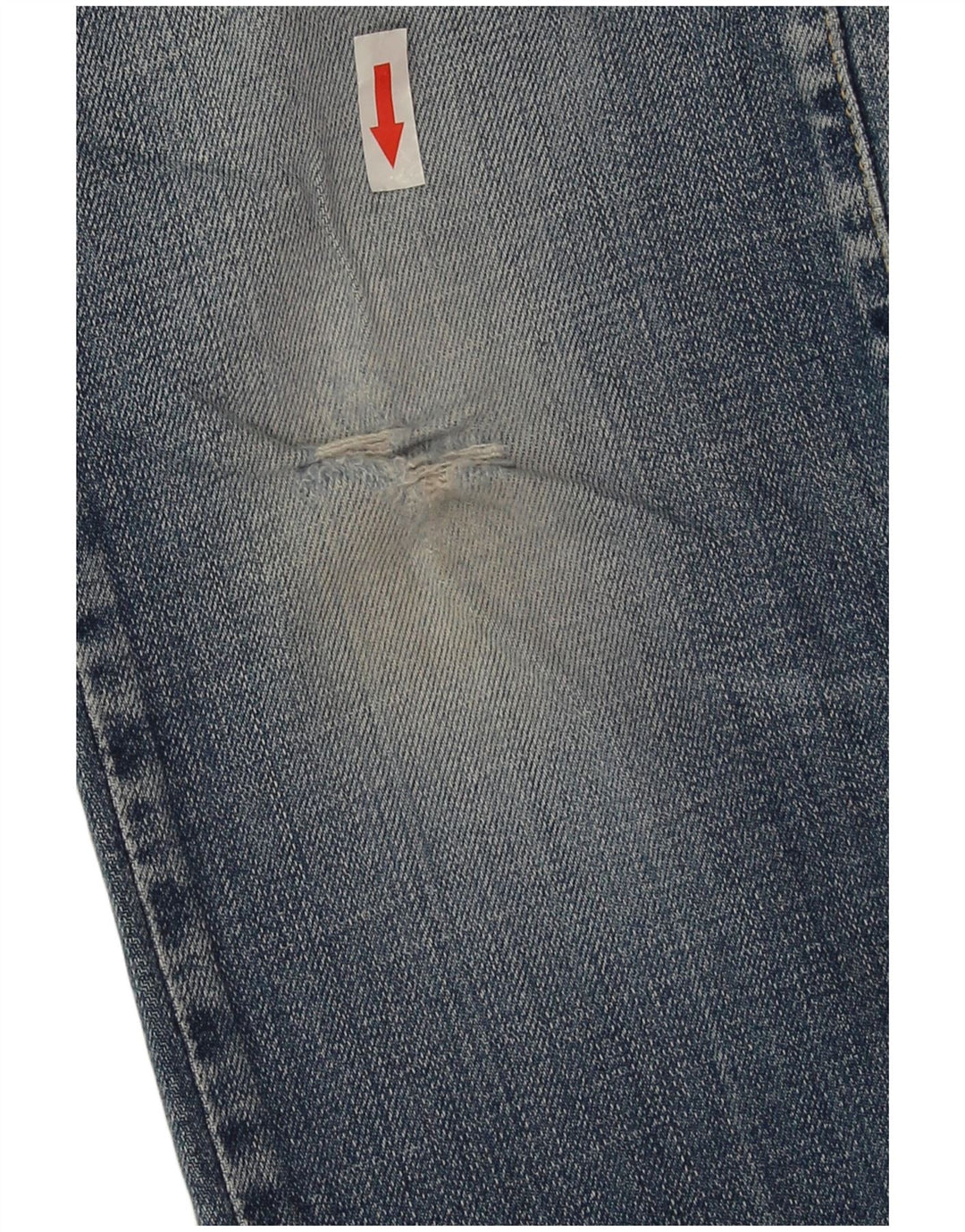 Levi's Womens Eve Straight Jeans W30 L26 Blue Cotton