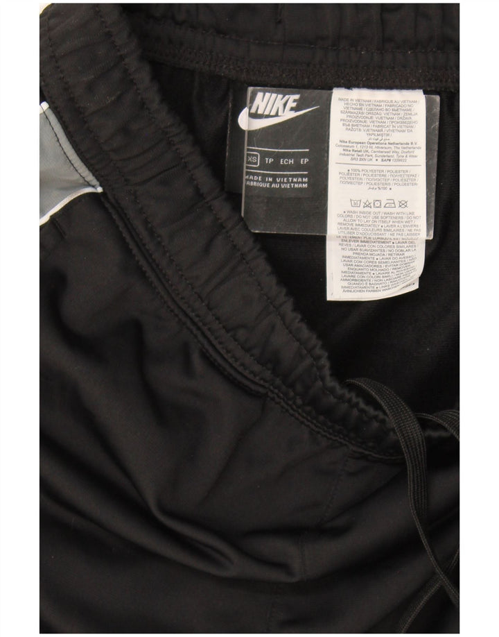 Nike Mens Tracksuit Trousers Joggers XS  Black Colourblock Polyester