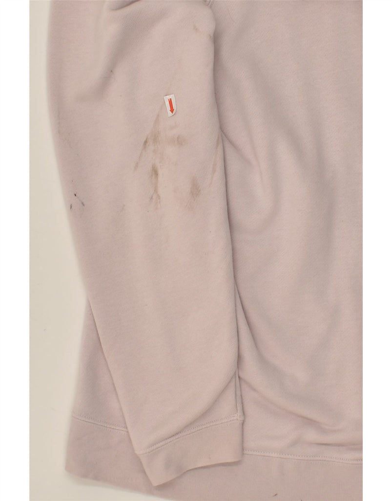 NIKE Womens Zip Hoodie Sweater UK 16 Large Grey | Vintage Nike | Thrift | Second-Hand Nike | Used Clothing | Messina Hembry 