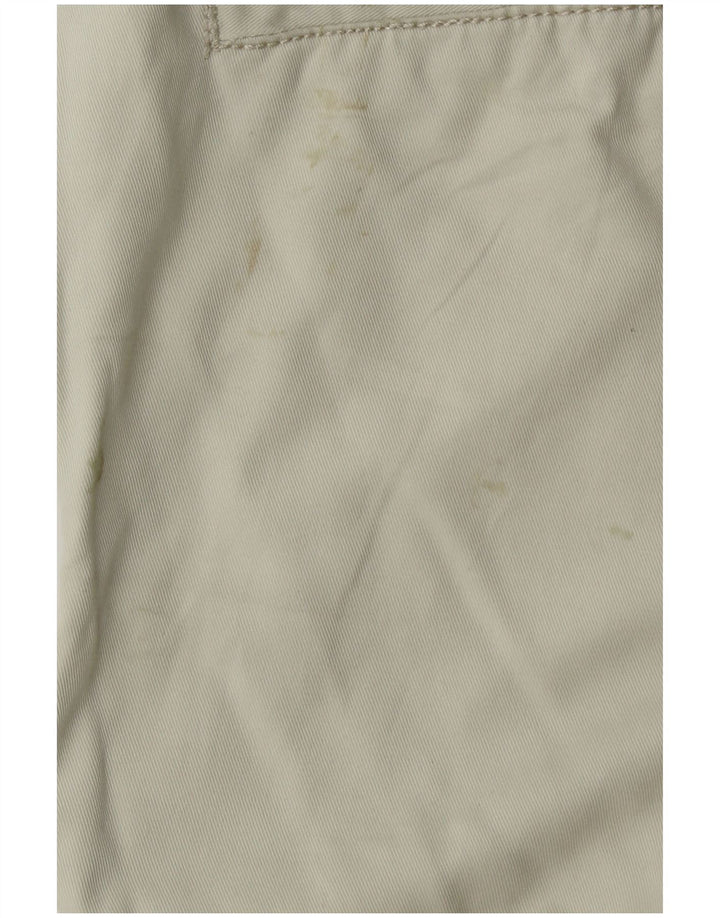 TOMMY HILFIGER Womens Slim Suit Trousers W27 L32 Beige Cotton