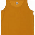 Benetton Womens Sleeveless Blouse Top IT 42 Medium Yellow