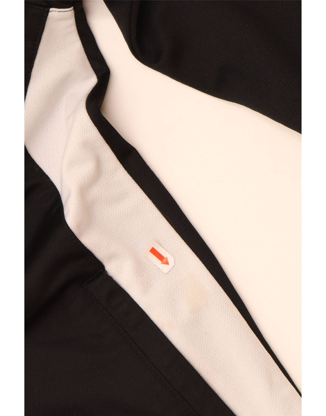 SPALDING Mens Hooded Tracksuit Top Jacket Large Black Colourblock