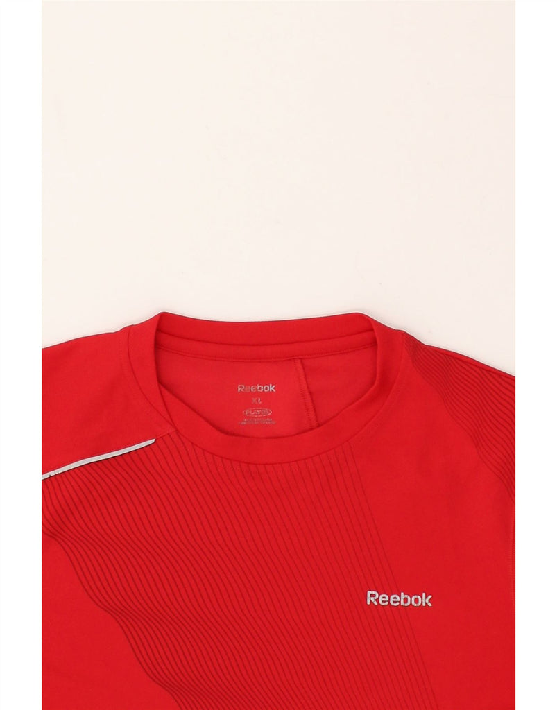 REEBOK Mens T-Shirt Top XL Red | Vintage Reebok | Thrift | Second-Hand Reebok | Used Clothing | Messina Hembry 