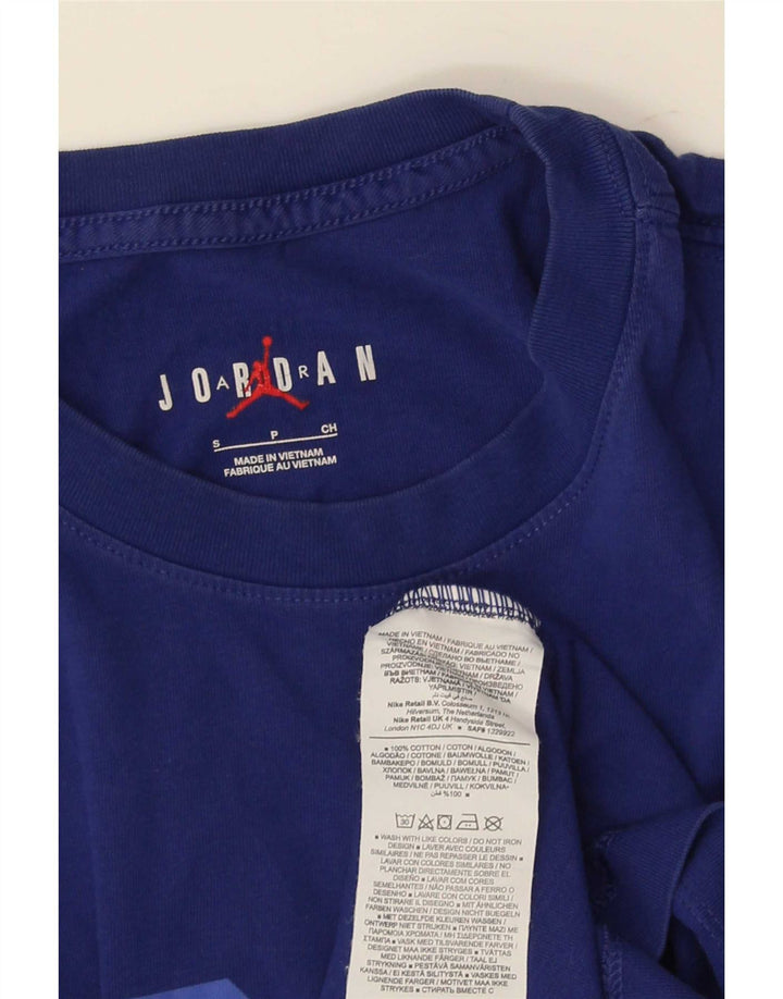 Nike Mens Graphic T-Shirt Top Small Blue Cotton