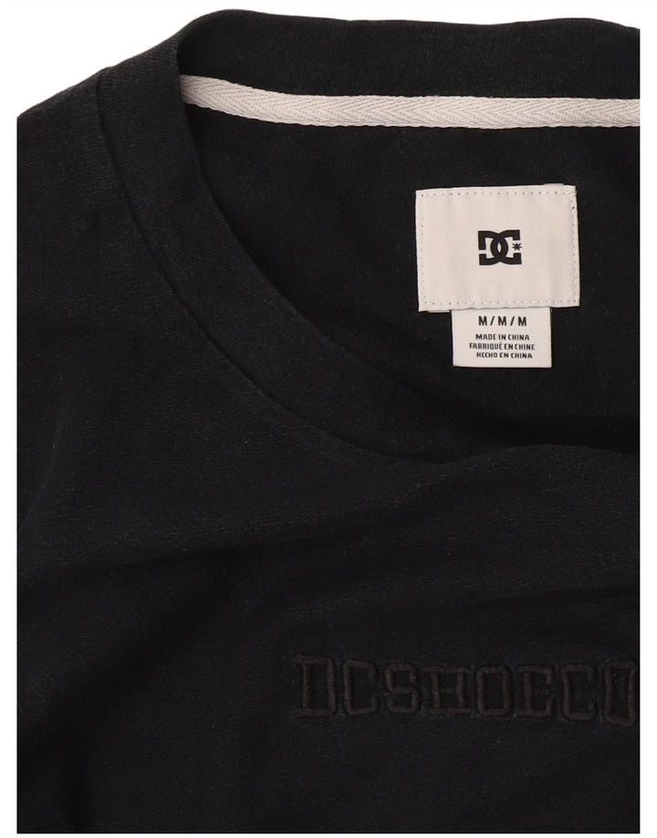 DC Mens Graphic T-Shirt Top Medium Navy Blue