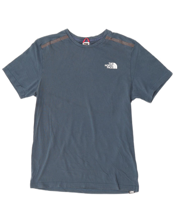 The North Face Mens T-Shirt Top Medium Blue Cotton
