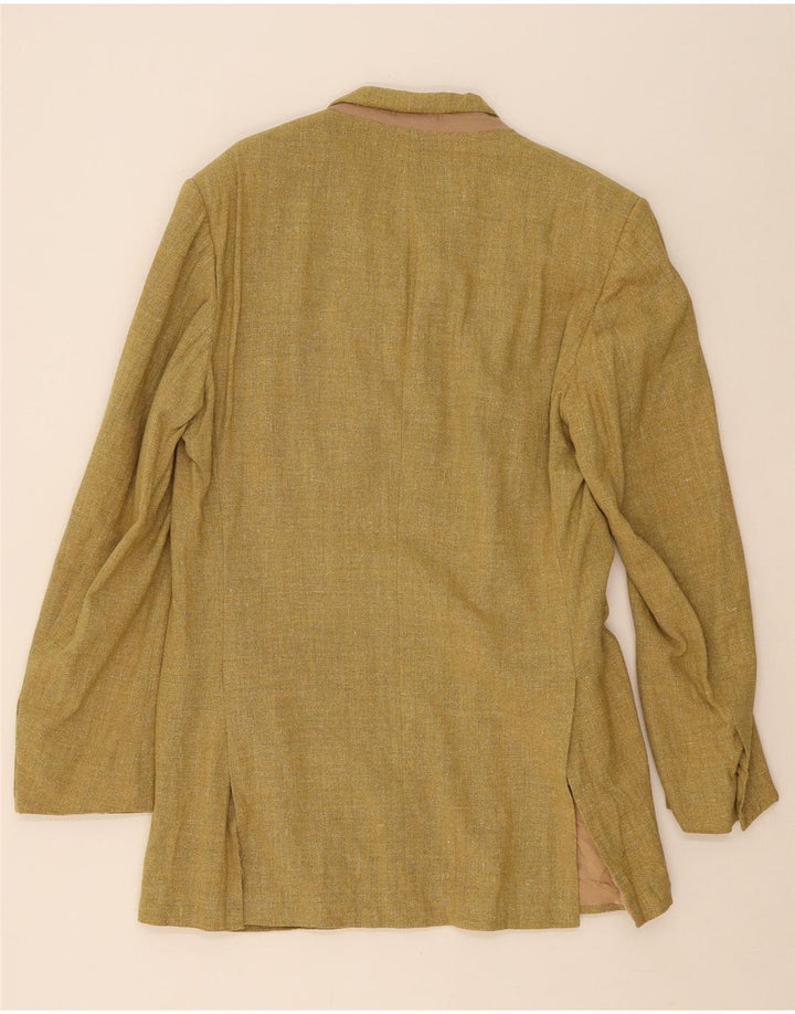 KITON Mens Slim 3 Button Blazer Jacket IT 53 XL Green Wool Vintage Kiton and Second-Hand Kiton from Messina Hembry 