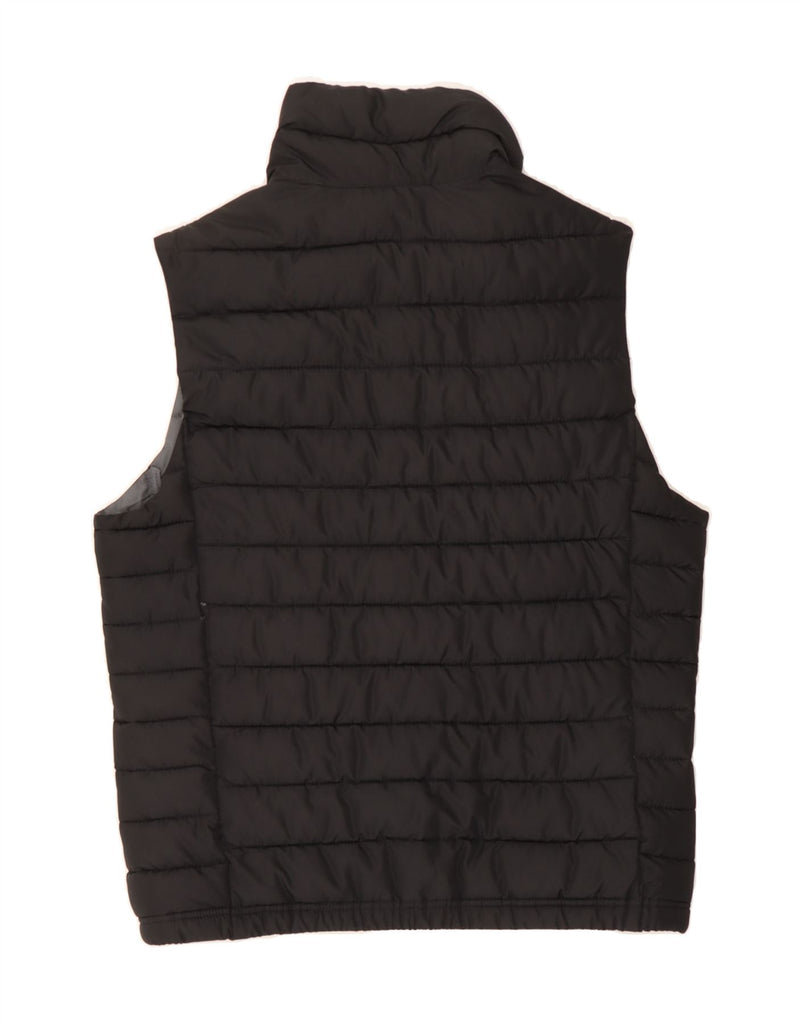 HOLLISTER Mens Padded Gilet UK 38 Medium Black Polyester Vintage Hollister and Second-Hand Hollister from Messina Hembry 