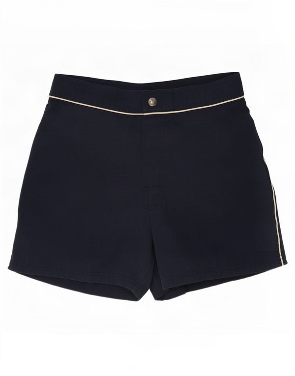 Bear Mens Swimming Shorts Small Navy Blue Polyester