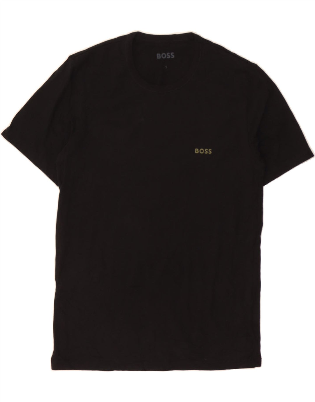 HUGO BOSS Mens T-Shirt Top Small Black Cotton Vintage Hugo Boss and Second-Hand Hugo Boss from Messina Hembry 
