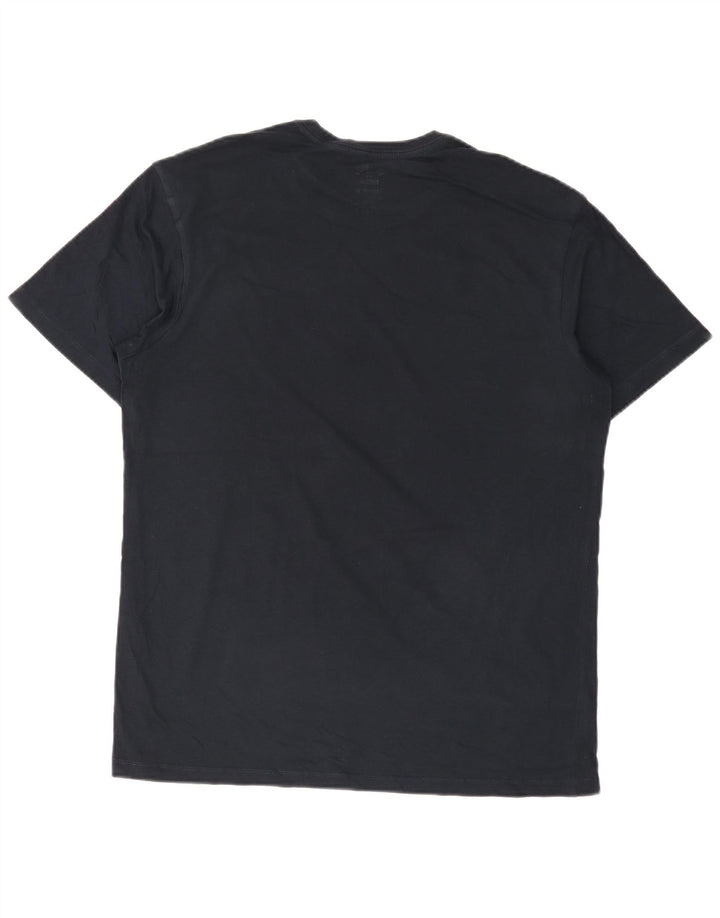 Billabong Mens T-Shirt Top Large Navy Blue Cotton