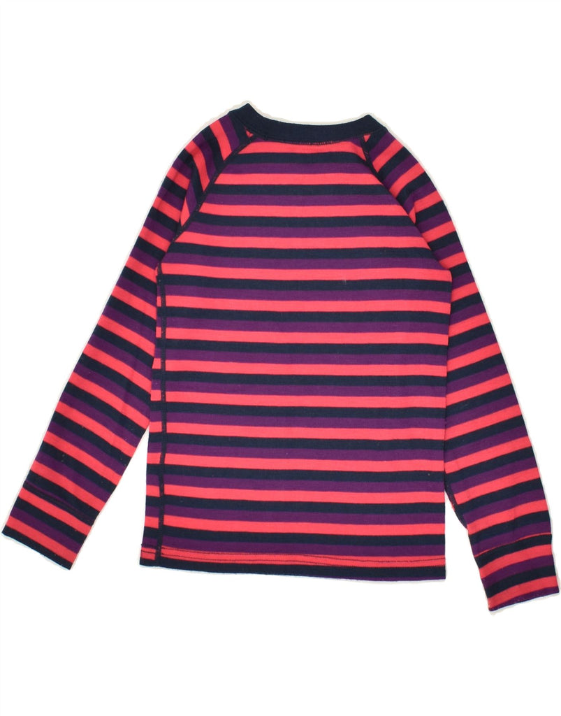 MOUNTAIN WAREHOUSE Girls Top Long Sleeve 5-6 Years Multicoloured Striped | Vintage Mountain Warehouse | Thrift | Second-Hand Mountain Warehouse | Used Clothing | Messina Hembry 