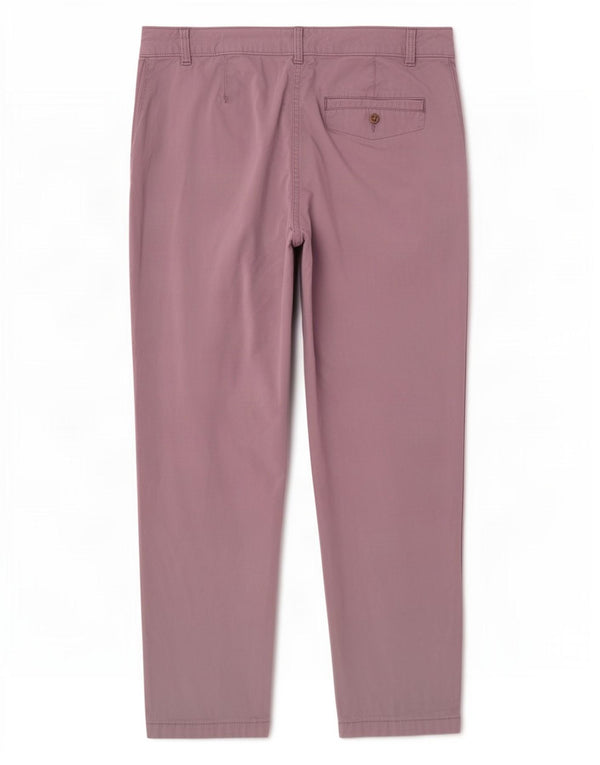 Marks & Spencer Womens Straight Chino Trousers UK 16 Large W34 L26 Purple