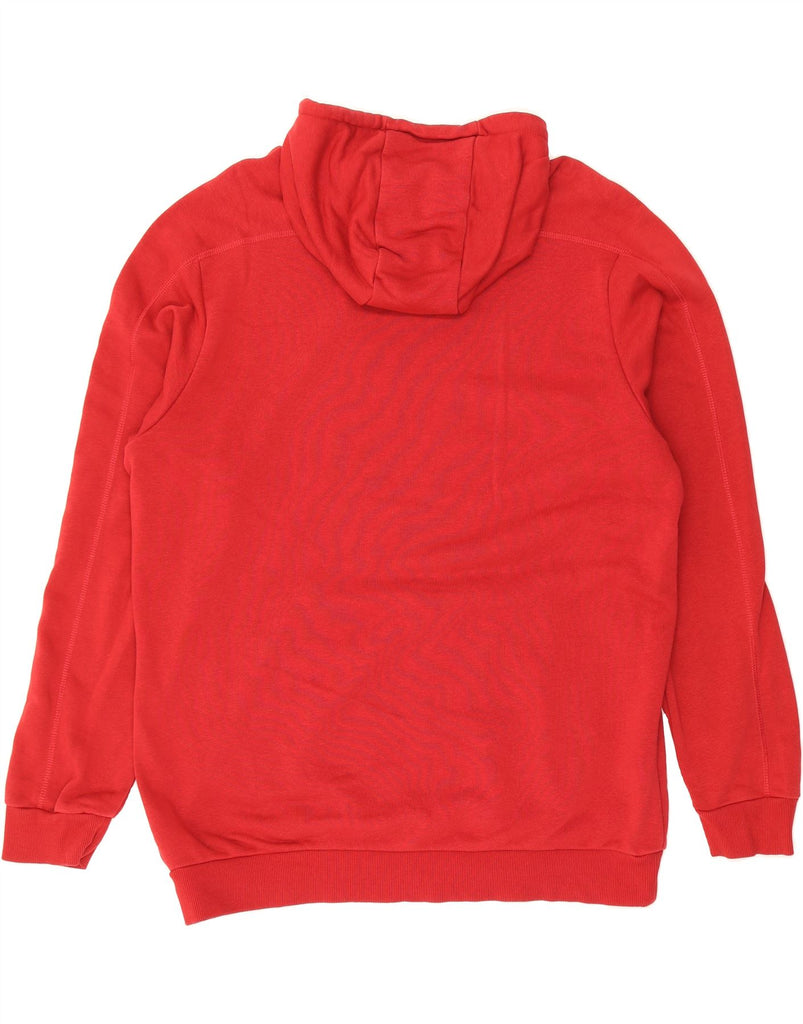 ADIDAS Mens Graphic Hoodie Jumper XL Red Cotton Vintage Adidas and Second-Hand Adidas from Messina Hembry 