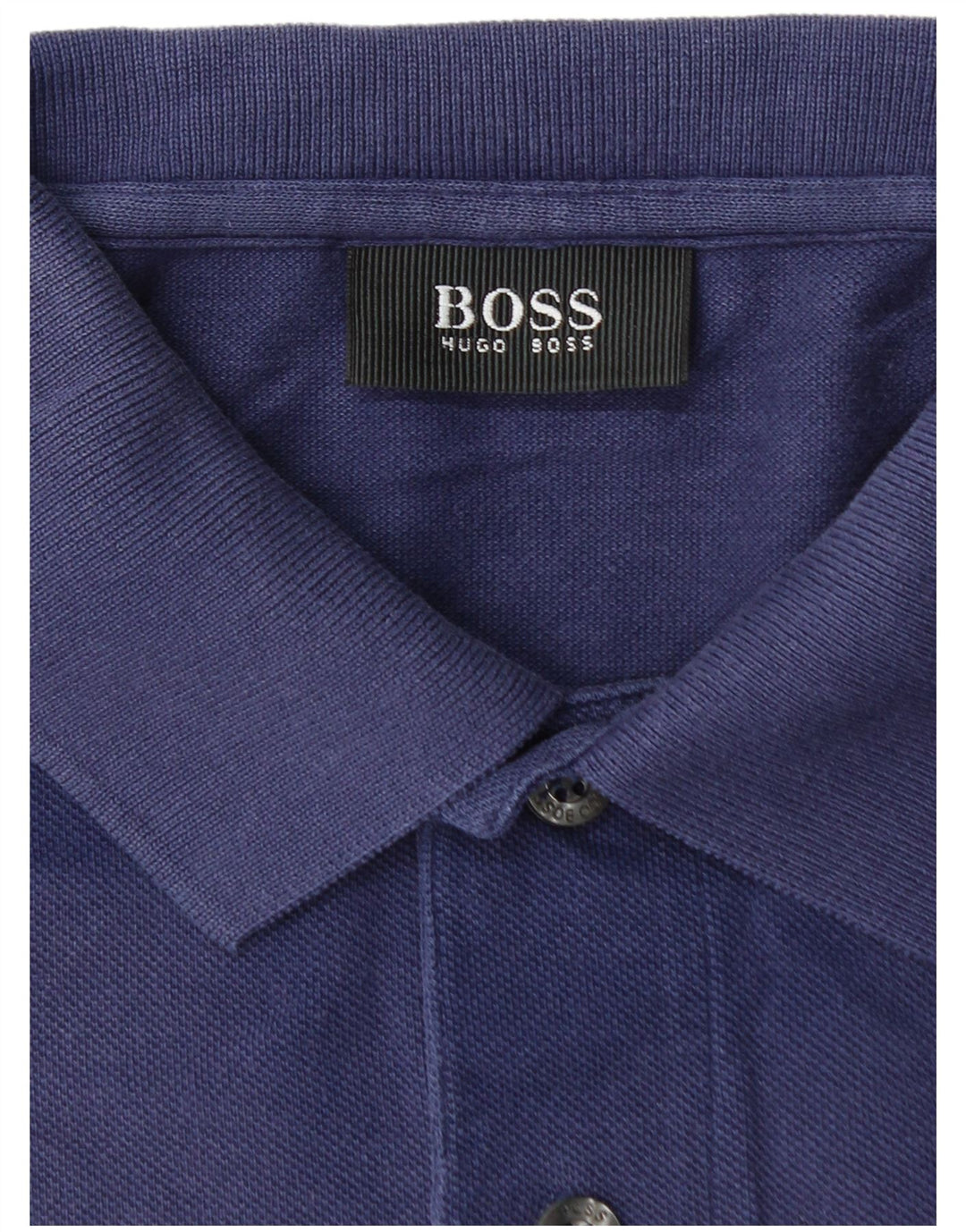HUGO BOSS Mens Polo Shirt 3XL Navy Blue Cotton