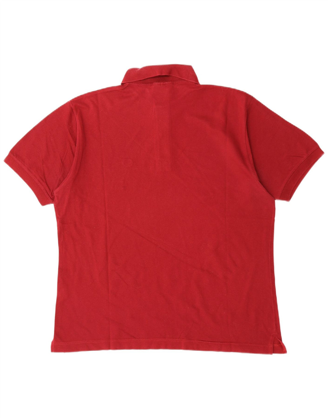 SERGIO TACCHINI Mens Polo Shirt IT 50 Medium Red Cotton