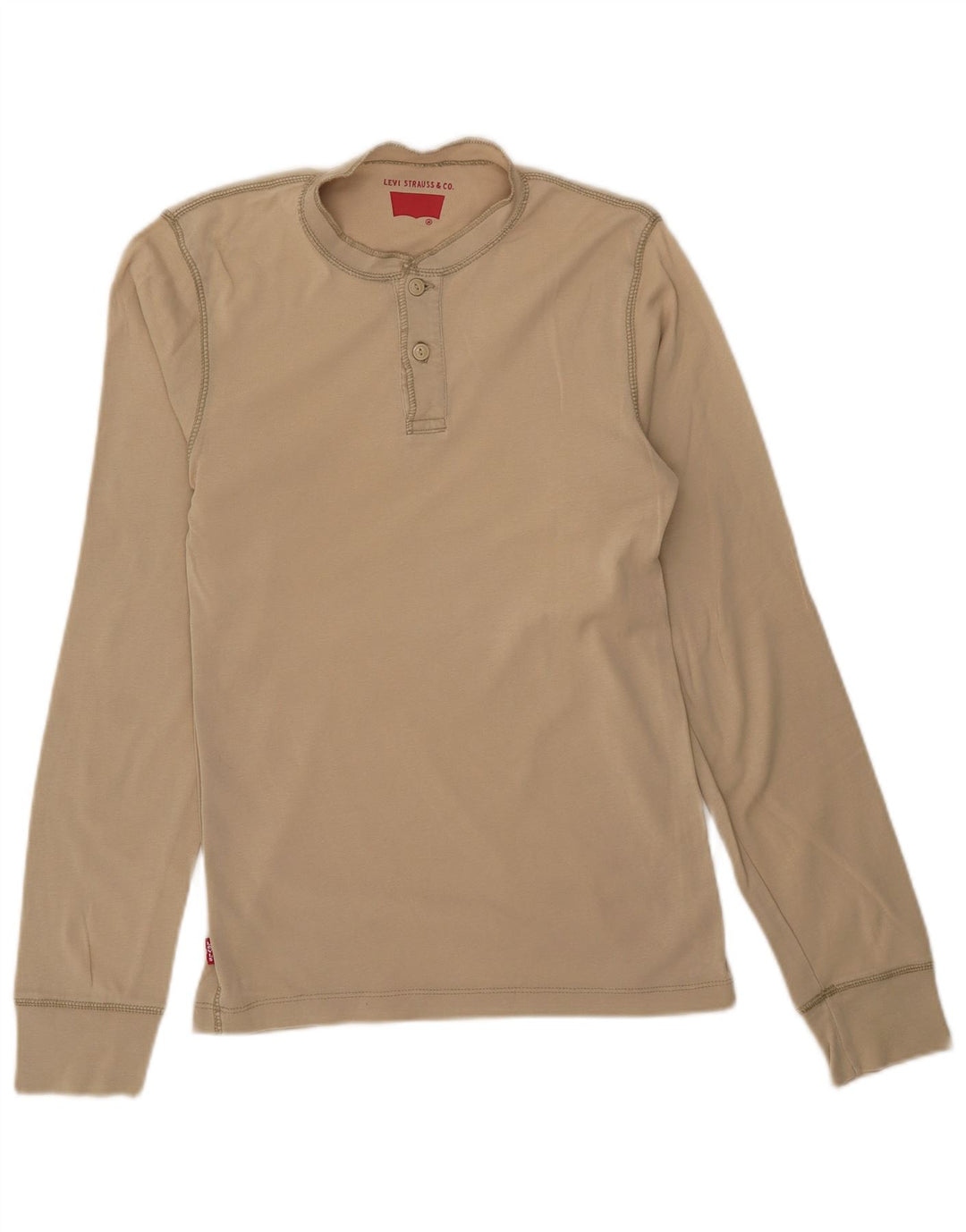 Levi's Mens Top Long Sleeve Medium Beige