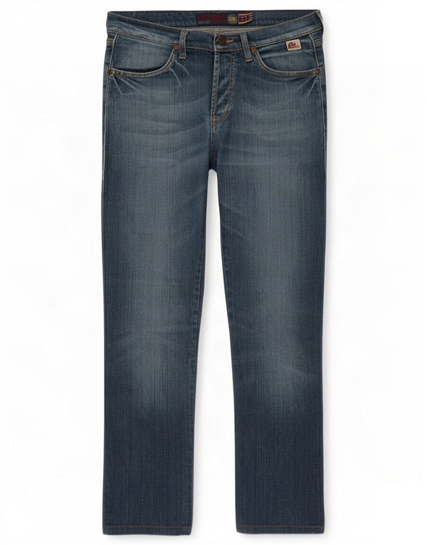 Roy Rogers Womens Straight Jeans W33 L29 Blue Cotton